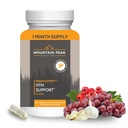 Mountain Peak Nutritionals HTN Support Heart Rauwolfia Hawthorn Berry 90ct | Made in USA, Advanced Formula with Magnesium for Healthy Circulation Support, 90 Vegetarian Capsules