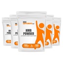 BulkSupplements.com Poudre HMB - en supplément de calcium HMB, bêta-hydroxy bêta-méthylbutyrate - sans aromatisants et sans gluten, 1g par portion, 1kg (paquet de 5) (11 lb)