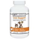 Vet Classics Supplément de soutien du foie pour les chiens, les chats – Fonctions hépatiques – Vitamines B, Glutathion, Chardon de lait – Comprimés doux, Chews – 60 Comprimés à croquer