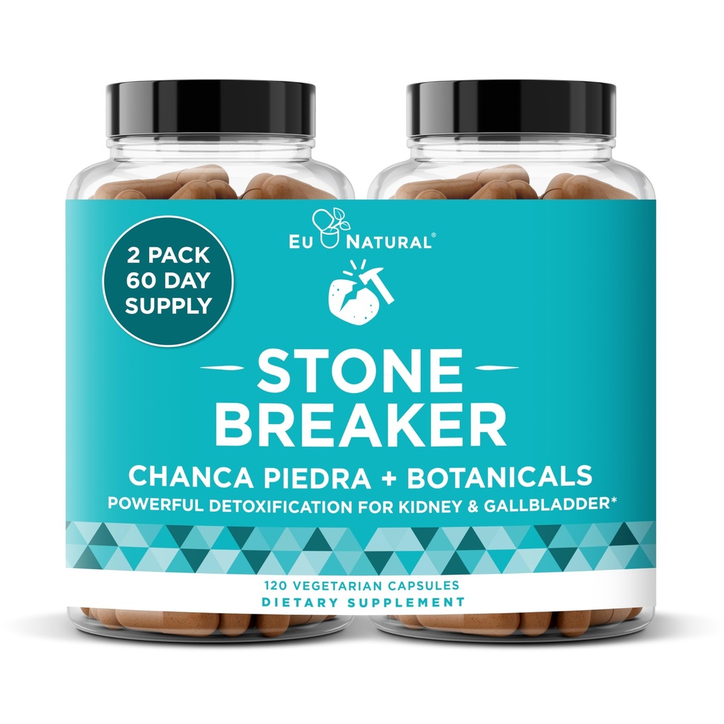 Chanca Piedra Stone Breaker – Déssolveur naturel, nettoyage du rein et supplément de végane – Détoxification du système urinaire, impuretés de la grippe, système transparent – 120 capsules molles