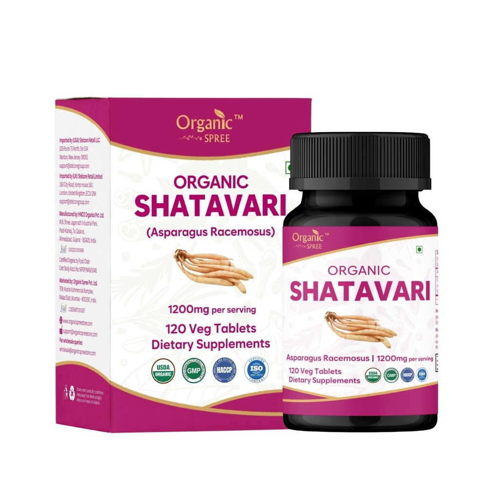 Shatavari 120 Comprimés Aspergus Racemosus (Shatavari)
