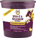 Horse Health Vita E & Sélénium Crumbles Horse Vitamine Supplement, soutient la santé musculaire optimale et le soutien antioxydant, 3 lbs., 96 Day Supply
