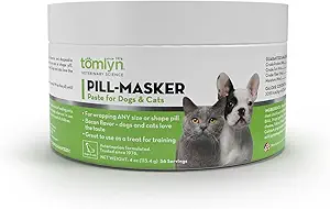 Tomlyn Pill-Masker Pâte originale au bacon pour chiens et chats, 4oz