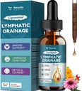 Drainage liposomique Lymphatique gouttes - Supplément de drainage lymphatique biologique de 11 en 1 avec racine de lard, Echinacea, Elderberry, Calendula, Cleavers Herb, Dandelion soutient la santé lymphatique 2 FL.OZ