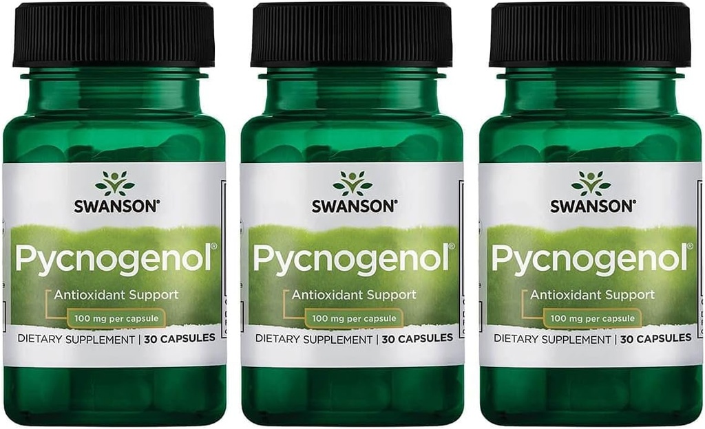Swanson Pycnogenol 100 Milligrammes 30 Capsules 3 Pack