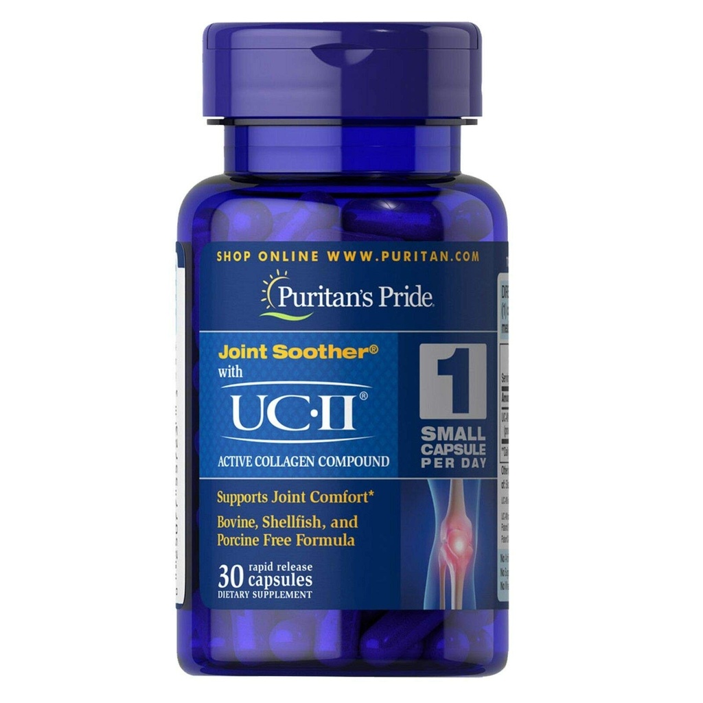 Puritan's Pride UC-II 40mg Composé actif de collagène-30 Capsule