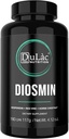 Dulàc - Diosmin Hespéridin 1000mg Complément diététique 180 comprimés, enrichis d'extrait de châtaigne de cheval et de bouleaux