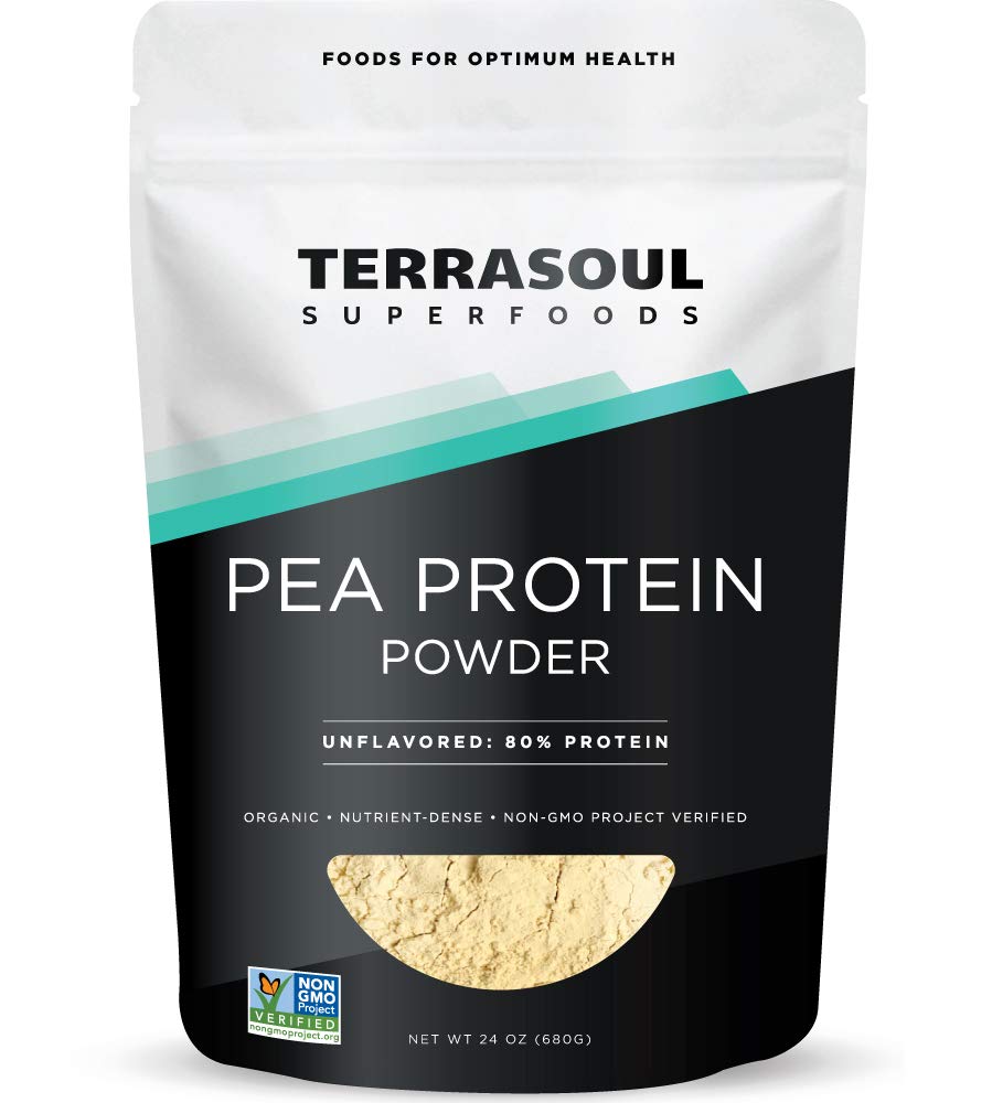 Terrasoul Superfoods Protéine de pois biologique, 1,5 Lb - Source européenne