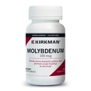 Kirkman - Molybdène 100 mcg - 100 Capsules - Minéraux essentiels - Briser les sulfites et les toxines - Hypoallergénique