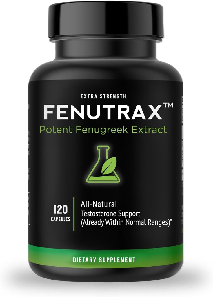 VitaMonk FenuTraxTM Extrait de fenugreek 2 mois d'approvisionnement - plus fort que le testofen pour les hommes - Extrait de graines de fenugreek - Croissance musculaire, énergie et soutien de la conduite