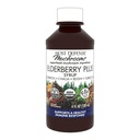 Host Defense Elderberry Plus Sirop - Supplément de soutien immunitaire, respiratoire et pulmonaire* - Supplément de champignons liquides avec queue de dinde, Reishi, Agarikon et Chaga* - 4 fl oz (12 portions)