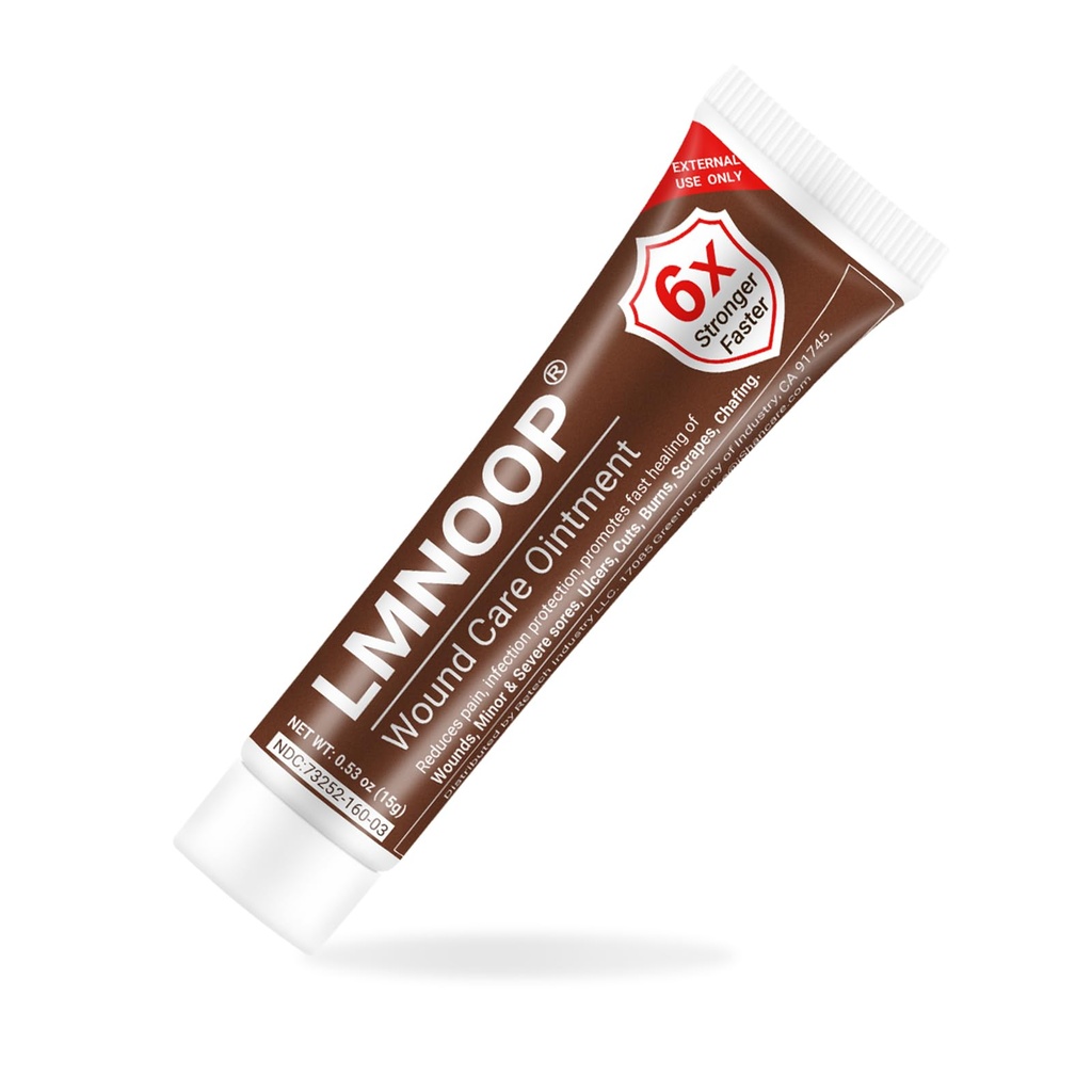 LMNOOP® Wound Care Cream, Skin Healing & Repair Ointment for Infection Ulcers Cuts Scrapes Burns Bites Surgical and Various Wounds, Pressure Treatment Products & Bed Sore Cream