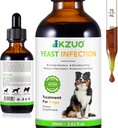 Traitement de l'infection des levures naturelles pour chiens - Traitement efficace de l'infection des oreilles des chiens et soulagement de l'allergie, réduit l'inflammation, allège les démangeaisons, combat les infections, améliore le manteau et la peau