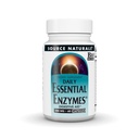 Source Naturals Enzymes essentiels, complément enzymatique multiple bio-aligné Défense à base de plantes pour la digestion, le gaz, la constipation et le dégel - soutient un système immunitaire fort* - 500mg - 60 Capsules