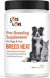 Chaleur de race - Supplément reproducteur pour chiens et chats (Anciennement Thomas Labs, même produit) - Poudre de 16 oz