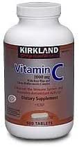 Kirkland Signature vitamine C avec des hanches roses, 1000mg