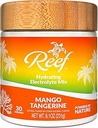 Mélange de boissons électrolytes hydratantes - Mango Tangerine, 30 portions - Poudre d'hydratation avec/eau de coco - Non-OGM, Pas de sucre ajouté, 5 électrolytes clés + vitamines, minéraux naturels traces