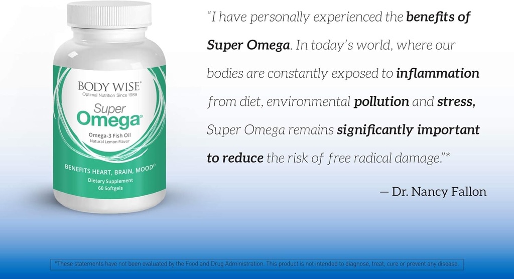 Ultra Omega - Huile de poisson Omega 3 triple purifié - 60 Softgels