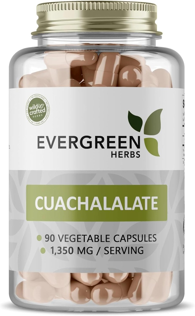 Herbes à feuilles persistantes Cuachalalate (Amphipetyglum Adstringens) - Repose-toi pour assurer la fraîcheur! (Capsules)