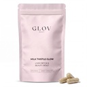 Milk Thistle Liver Support Glow Capsules Herbal Supplements | Milk thistle extract, dandelion root, NAC, turmeric, and artichoke hearts in a daily liver support wellness formula.