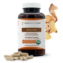 Secrets de la Tribe Wild Yam USDA Organic 120 Capsules.Fabriqués avec des capsules végétariennes biologiques et d'élevage responsable Wild Yam (Dioscorea Villosa)