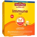 Nature faite Wellblends ImmuneMAX Fizzy Drink Mix, Vitamine C 1500mg, Zinc 15 mg, Vitamine D3 1000 UI (25 mcg), plus B Vitamines et électrolytes Mélange d'hydratation, 30 Stick Packs