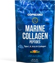 CORREXIKO Marine Collagen Powder Supplement Unflavored - 10,000mg Double Hydrolyzed Collagen Peptides per Serving - Formulated for Maximum Absorption - Hair, Skin & Nails - 5oz, 14 Servings