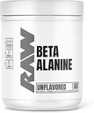 RAW Beta Alanine Powder, Unflavored (60 Servings) - Pre-Workout Powder for Men & Women - Beta Alanine Supplement for Workout Endurance - Preworkout Beta Alanine Powder for Reduced Muscular Fatigue