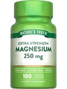 Nature's Truth Magnésium Supplément de 250 mg de magnésium 100 Caplets
