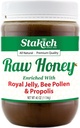 Stakich Royal Jelly, Bee Pollen, Propolis Miel cru - Pure, non traité, non chauffé - 40 Once