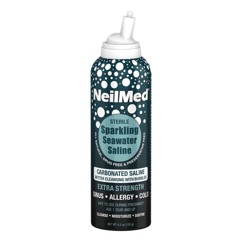 NeilMed Sparkling Seawater Extra Strength Nasal Saline Spray 125 mL