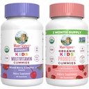 MaryRuth Organics Gummies for Kids–Multivamin (Mixed Berry & Cherry), & Probiotic (Strawberry) Vitamines pour l'immunité, la santé gustative et le bien-être général