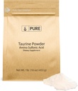 PURE ORIGINAL INGREDIENTS Taurine Powder (1 lb) Dietary Supplement, Always Pure, No Additives