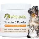 Poudre d'Ester-C pour chiens - 2 oz - Alternative saine aux chews anti-allergie pour chiens - Supplément vitamine C pour le soulagement de l'allergie pour chiens, soutien immunitaire, déchiquetant pour chiens - Fabriqué aux États-Unis