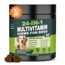 24-in-1 Dog Vitamins and Supplements 60 Ct Daily Multivitamin for Dogs