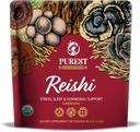 Poudre Reishi - Poudre d'extrait de champignons organiques - Suppléments de champignons pour le soutien immunitaire, le stress, mieux dormir 60g
