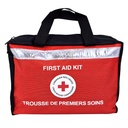 Canadian Red Cross Family First Aid Kit for Car, Home, Office, and More, Small First Aid Kit Fits in Backpack or Desk Drawer, 129 Pieces