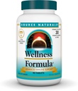 Source Naturals Wellness Formula Bio-Alignated Vitamines & Herbal Defense - Supplément de soutien du système immunitaire et amplificateur d'immunité* - 90 comprimés