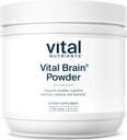 Nutriments vitaux Poudre vitale Cerveau : Phosphatidylsérine, acétyl-L-Carnitine Supplément Cerveau : Nootropique : Fonction cognitive saine, Mémoire, Apprentissage.
