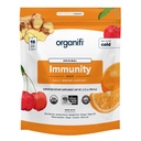 Immunity Organifi - Soutien à l'immunité des superaliments biologiques - 15 sachets à portion unique - Poudre d'immunité pour la production de cellules T et la santé respiratoire supérieure - Glucans de champignons Beta, vitamine C, D et zinc