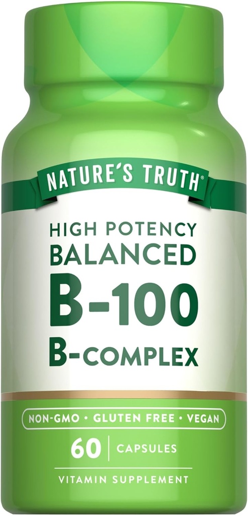 Nature's Truth Vitamine B Complex.. 60 Capsules...... .. .. .. .. . . . . . . . . . . . . . . . . . . . . . . . . . . . . . . . . . . . . . . . . . . . . . . . . . . . . . . . . . . . . . . . . . . . . . . . . . . . . . . . . . . . . . . . . . . . . . . . . .