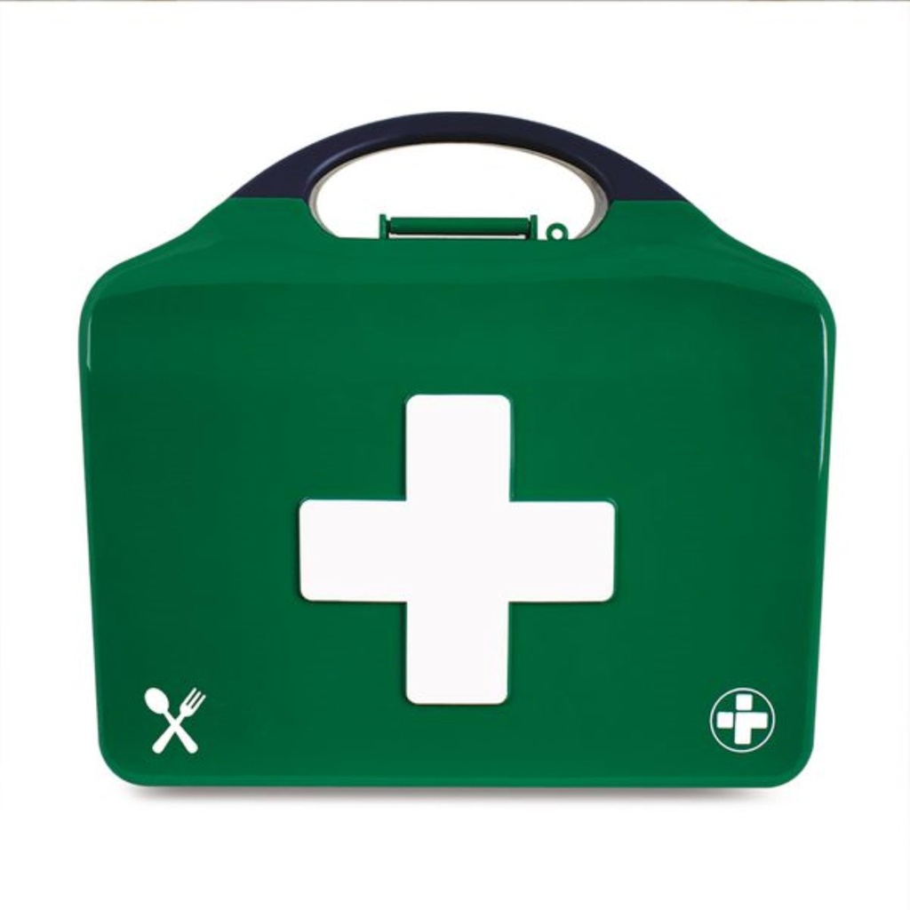 Reliance Medical 10 Persons First Aid Kit - HSE MasterChef All Blue First Aid Kit for Catering (for Ref 178), Containing Bandages, Plasters, Dressings and Wound Cleaning Wipes, Packaging May Vary