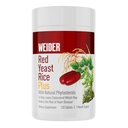 Weider Red Yeast Rice Plus 1200mg, avec 850mg de phytostérols naturels, sans gluten, un mois d'approvisionnement