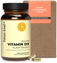 Vitamine végétalienne de type futur D3-2500 UI Supplément à base de plantes pour le soutien cellulaire et immunitaire - vitamine D sans sucre, à base de lichen (30 softgels dans bouteille de verre)