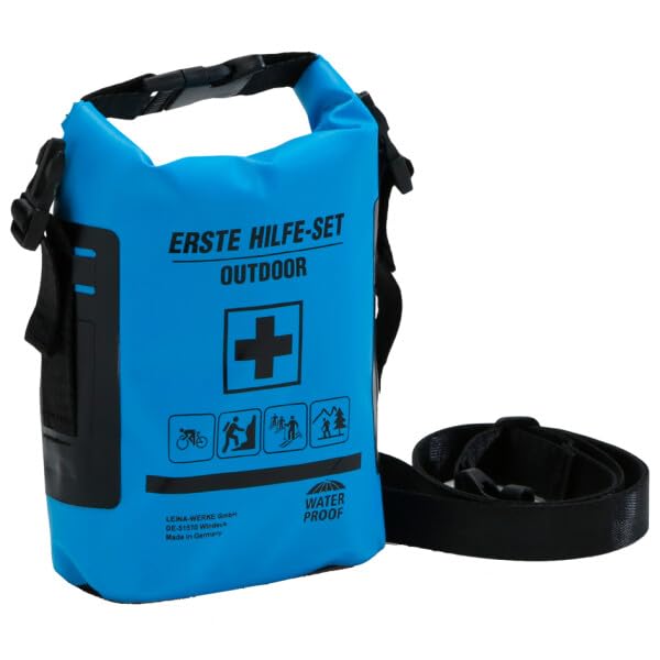 LEINA-WERKE Outdoor First Aid Kit Waterproof with Carry Strap