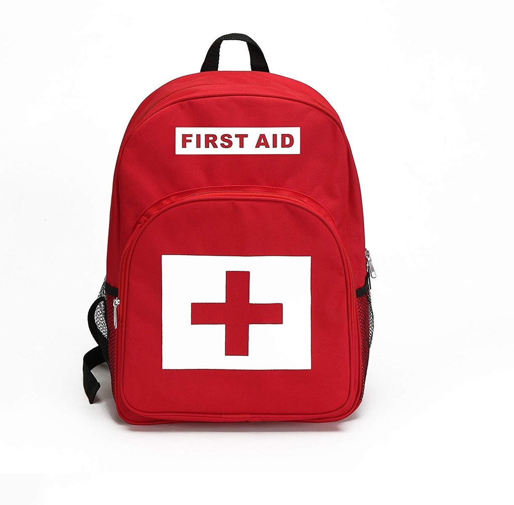 First Aid Kit Backpack Bag, Empty Emergency Backpack, First Aid Case, Emergency Bag, Medical Bag, Waterproof, Large Rescue Backpack, First Aid Medical Bag for Home, Car, Outdoor, Travel