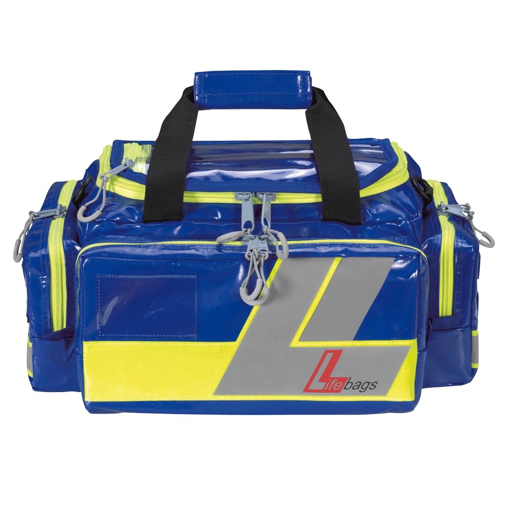Söhngen Lifebag S 0405054 First Aid Backpack for Sports, Blue, Equipped, First Aid Kit, Emergency Equipment