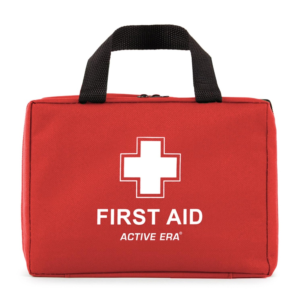 Active Era Premium 180 Piece First Aid Kit with Eye Wash, 2 Cold Packs (Ice) and Emergency Blanket for Car, Home, Office, RV, Work and Travel