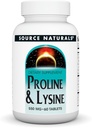 Source Naturals L-Proline & L-Lysine, 550mg - 60 Tablets