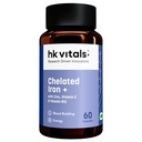 hk vitals Chelated Iron + Supplement, 60 Capsules